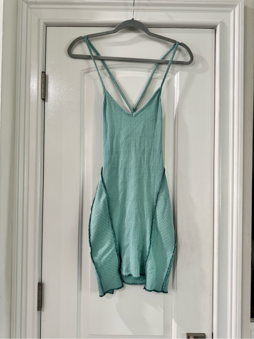 Boutique 9 Seafoam Green Ribbed Slip Dress